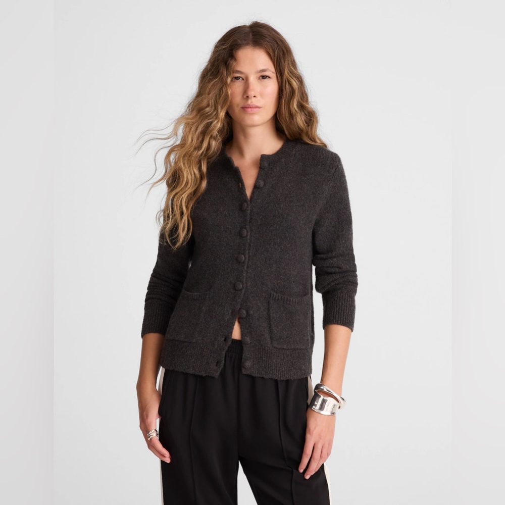 Madewell Charcoal Wool-blend Cardigan - Picture 11 of 13